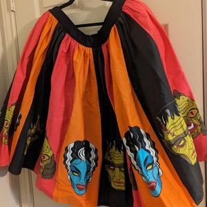 Vixen Monsters Circle Skirt NWT